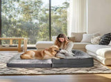XL Human Sized Dog Bed Foldable Orthopedic Pet Dog Sofa Couch Comfy Big Bean Bed V767-P-XD1698