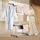 VEVOR 4-Tier Foldable Clothes Drying Rack with 24 Drying Poles and 4 Castors V952-LDSLYJZFX601GN7M1001V0