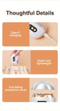 Smart Electric Nail Clipper 2-in-1 Polishing & Grooming Tool, USB Rechargeable, 500mAh Li-Polymer V1102-ZNZJQ002