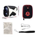 Everfit 700M Golf Rangefinder Slope On/Off Vibration Alert Black RF-B-700-WH