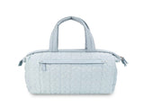 Blue Quilted Pattern Large Capacity Mummy Bag - Stylish Baby Diaper Bag for Moms, Baby Stroller Bag V888-ELOSUNG21167