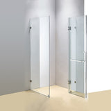 1000 x 1000mm Frameless 10mm Glass Shower Screen By Della Francesca V63-830351