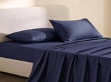 Giselle Single 500TC Cotton 4Pcs Sheet Set with 40cm Extra Deep Pocket for Thick Mattresses Sateen SHEETSETS-TC5-NB-S