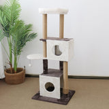 CATIO Deluxe Multi-Function Three-Level Dual Cat Scratching Tree 141cm V390-C19076