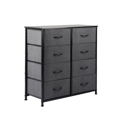 Levede Storage Cabinet Tower Chest Dark Grey CH1049-DG