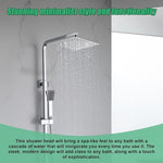 300mm Shower Head Square 304SS Polished Chrome Finish V63-827251