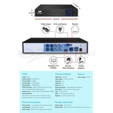 UL-tech CCTV Security System 4CH DVR 4 Cameras 4TB Hard Drive CC-WD-4C-4B-4T