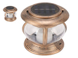 Brass Color Courtyard Solar Powered Hanging Lantern Light IP44 Waterproof Garden LED Lantern Lamp V1294-YM0703-3119230046211