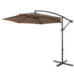 Milano Outdoor - Outdoor 3 Meter Hanging and Folding Umbrella - Latte ABM-10001698