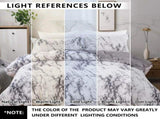 Gray Marbled Como Serenity Quilt / Doona / Duvet Cover set V745-AQ081487E3