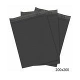 200x260mm Black Poly Mailer Self-Sealing Shipping Bag 1000 Pack NPK-78002