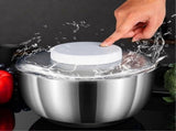 4.5L Electric Salad Spinner Vegetable Washer Silver White V1263-JX-5410