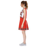Womens Ladies Cheerleader Costume School Girl Outfit Dress up Cheer Leader Uniform V563-12246-02