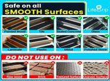6"x28" Anti Slip Traction Treads 10 Pack, with Glow in Dark Stripe, Best Grip Tape Grit Non Slip, V1107-116-16205-BLA5