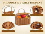 House Shaped Basket with Door, Comfortable to Carry Resists Moisture, Mold, Fading, and Cracking for V1366-AZ2-W-15573