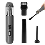 2-Mode Adjustable Cordless Handhtaeld Vacuum Cleaner Set Portable Digital Display Dust Cleaner for V1263-JX-7286-1