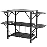 VEVOR Kitchen Table, One-piece Folding Portable Cook Station with A Carrying Bag, Aluminum V952-BJKYDCFHSBDSTYUGSV0