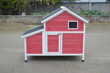 YES4PETS Red Chicken Coop Rabbit Hutch Cat Cage Hen Chook House V278-CC337-RED