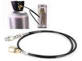 50in CGA320 Soda Hose CO2 Cylinder Refill Adapter Kit for Soda Machine Accessories V1294-YM0901-3113210020611