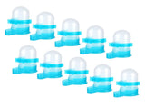 10Pcs Plastic Automatic Bird Food Feeder Hanging Bird Water Dispenser for Parrots Hamster V1294-YM0710-3111210212511