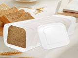 Airtight Bread Storage Containers 2-Pack for Kitchen Organization and Bread Keeping in Households V1369-AZ3-W-20894