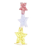 Christabelle 120cm Triple Star Christmas Display with Lights 112_MHA515
