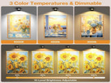 Rechargeable Picture Lights, 6 Pack Black Wireless Art Lights with Remote and Touch Control, 3 V1171-CC-BOM001347
