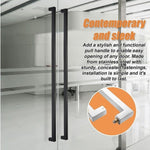 Entrance Door Pull Handle Matte Black 1200mm V63-837581