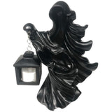 Resin Ghost with Lantern Resin Ghost Hell Messenger Statue Halloween Sculpture Garden Yard V1294-YM0716-10350917