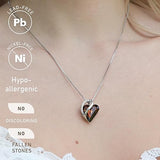Infinity Love Heart Necklace, Birthstone Necklace for Women, Jewelry for Women with Healing V1164-325797