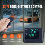 VEVOR Diesel Air Heater, 12V 5KW All-on-one Diesel Heater with Remote Control and LCD Display, 5L V952-ZCJRQLS12V5KW4YOPV9