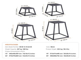 Plyometric Jump Boxes, 12/18/24/30 Inch Plyo Box, Platform and Jumping Agility Box, Anti-Slip V952-TXTD12YC18YCO57NNV0