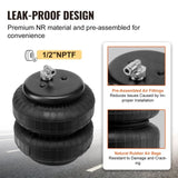 Air Bag Suspension Kit, Air Springs Suspension Bag Kit Compatible with 1999-2004 Ford F250/F350 2WD V952-AQQNXJTJ50004OJ9CV0
