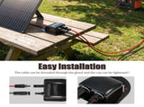 Solar Cable Entry Gland with Waterproof PA Nylon Solar Panel Cable Gland for RV Boat and Off Grid V1366-AZ2-W-14973