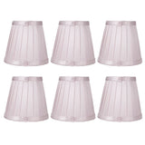6pcs Lampshade Replacement for E14 Bulb Interface Wall Light Ceiling Light Cover Shade Pink Purple V1294-YM0901-3119200090511