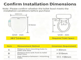 Electric Toilet Bidet Seat Cover Auto Massage Washlet Bathroom Warm Water Dry AU V201-HB05-AU