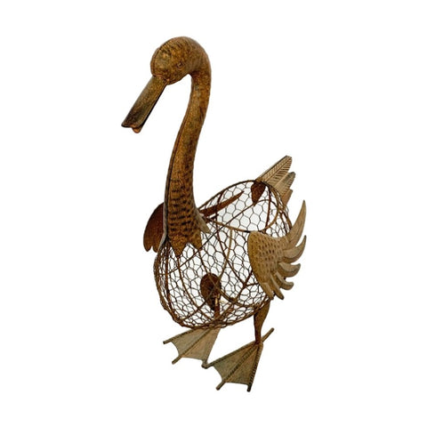 Decorative Duck Egg Basket / Storage 51cm V637-03820DCK