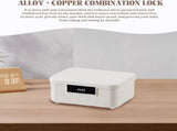 Lockable storage box - 9L lockable pillbox double combination lock - Waterproof lockable box V1188-MS-313-0478
