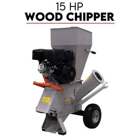 15HP Engine Wood Chipper Garden Mulcher Shredder Mulch Chip Tree Branch V379-WODCHPER015001