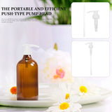 10Pcs White Plastic Lotion Bottle Pump Accessory for Home Use Durable Soap Dispenser Replacement V1369-AZ3-W-15603