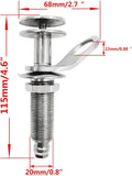 316 Stainless Steel Quick Release Bumper Boat Fender Holder Mount Cleat Hook Accessories V1259-DP01-A-1357