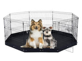 Dog Playpen, 8 Pcs 30"H x 24"W Panels Foldable Metal Pet Exercise, Dog Fence Indoor and Outdoor V952-XSYDCWWLXTSD48O5RV0