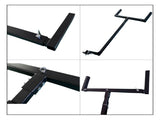 Tow Ladder 2" Tow Bar Hitch Mount Ladder Roof Rack Bar Extension Timber Kayak V379-TOWLADER16