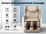 Livemor Massage Chair Electric Recliner Home Massager 3D OLIN MASCHR-B-3D-OLIN-BG