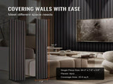 Wood Slat Acoustic Panels, 7.9 x 94.5 inch, MDF Accent Wooden Wall Panels for Modern Interior Wall V952-FHXWBTQBHXMLTGWBMV0