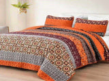 Sunset Boho Mosaic 3 Piece Bedspread Set V745-AC080686Q13U