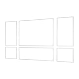Wall Molding 3 Pack, Wainscoting Panels Kit, Lightweight Paintable Polystyrene, Easy to Install V952-QMSTJBYX2X1D7ZEYY001V0