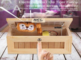 Wooden USB Electronic Box Cute Tiger Funny Interactive Stress Relief Toy Gift Desk Decoration V1294-YM0722-JYA03181