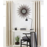 Designers Choice Pair of Linen Cotton Coated Eyelet Curtains Natural 140 x 213cm V442-DRY-CURTAIN-LINENCOTTON213-NATURAL-RE