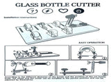 Glass Bottle Cutter Tool for DIY Crafting, Adjustable Cutting Machine for Repurposing Bottles into V1341-ZY-QLEZAA5P-SILVER